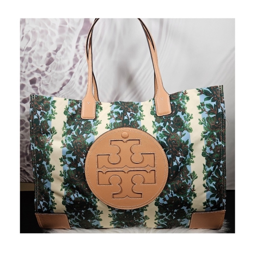 EUC Tory Burch Floral Large Tote